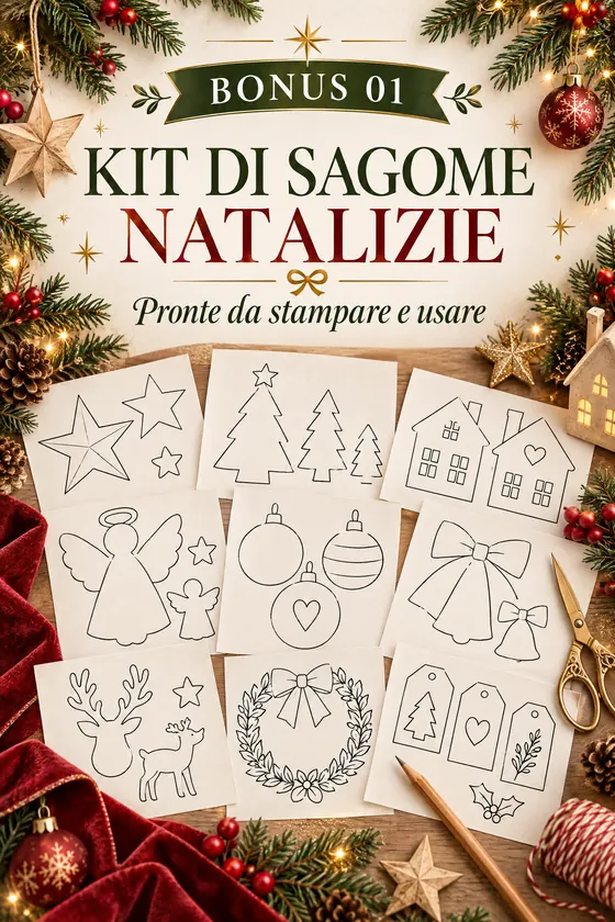 Bonus 1 — Kit di sagome natalizie